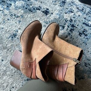 Brown booties